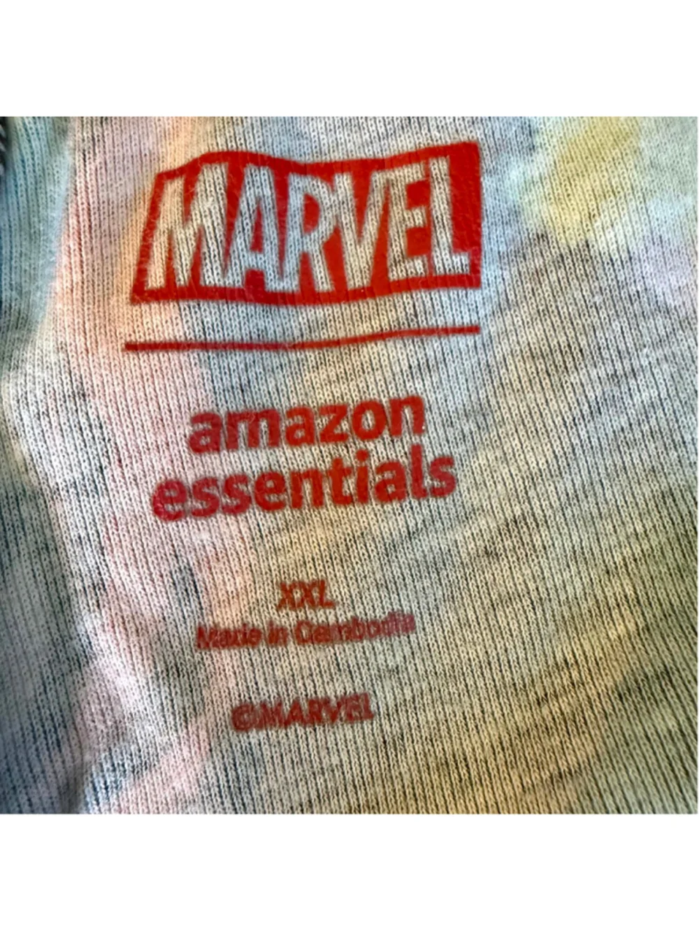 Boys Amazon Essentials Marvel Pajama Bottoms XXL Black Multi-color